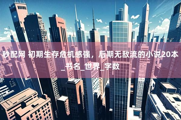 秒配网 初期生存危机感强，后期无敌流的小说20本_书名_世界_字数